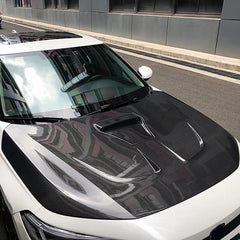 Carbon Fiber Engine Bonnet Vented Hood V2 - Honda Civic 11th Gen.