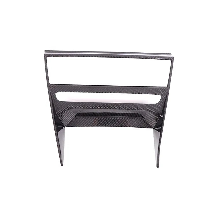 Carbon Fiber Interior  Center Console CD Button Panel Frame Trim Cover - BMW 8 Series G14 G15 G16 2019-2023.
