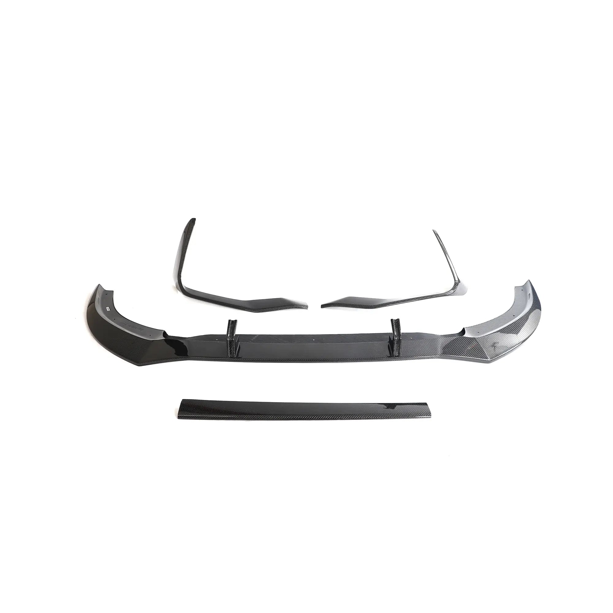 Carbon Fiber Front Lip Splitter for Audi RSQ8 Sport 2019-2023.