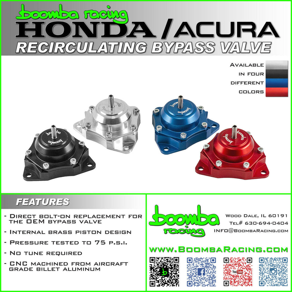 HONDA/ACURA 1.5T/2.0T/3.0T BYPASS VALVE.