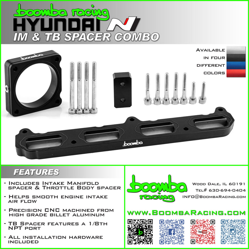 Hyundai N Intake Manifold + Throttle Body Spacer Kit