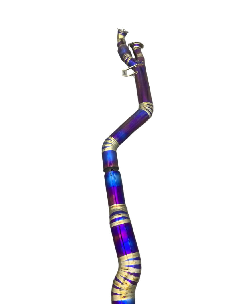 Titanium Valved Cat Back Exhaust System - G8X M2/M3/M4.