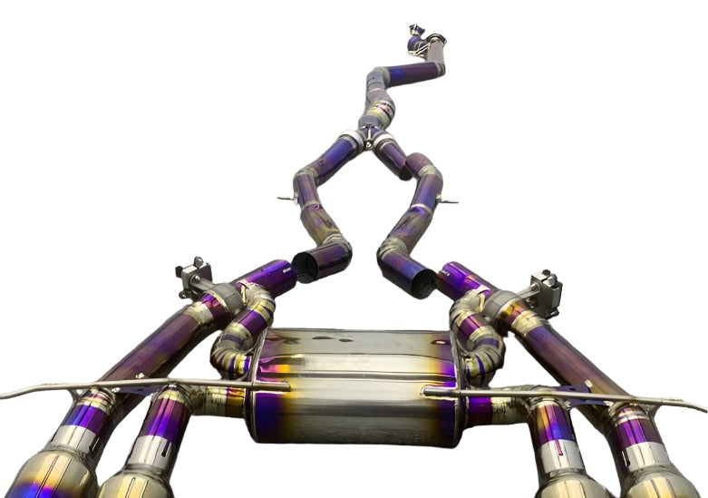 Titanium Valved Cat Back Exhaust System - G8X M2/M3/M4.