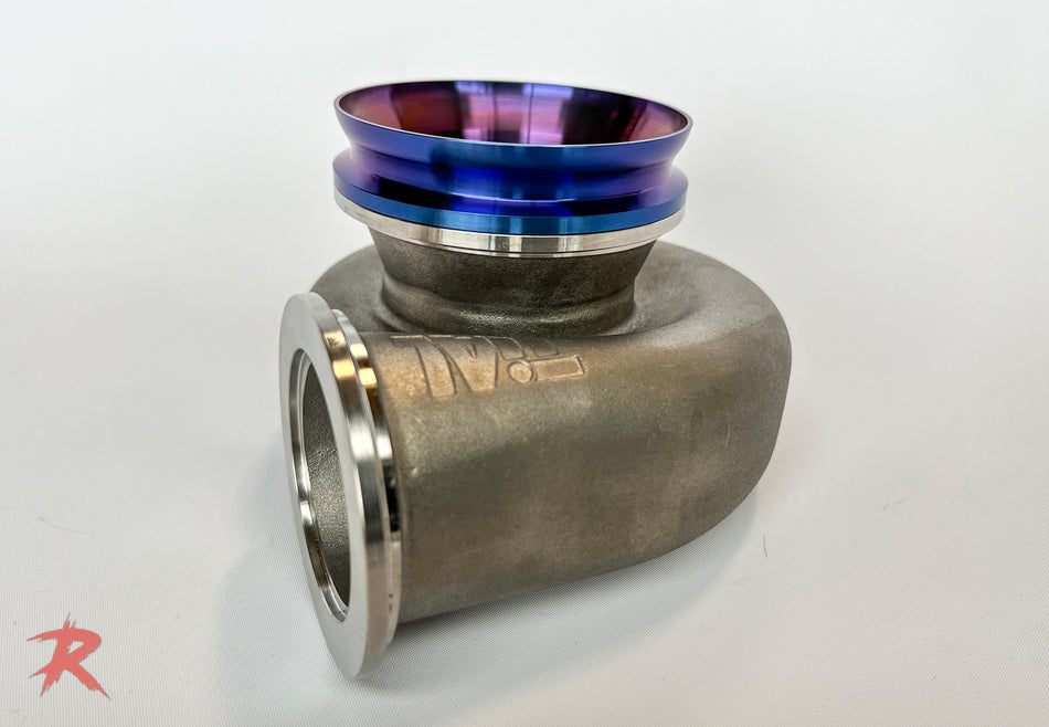Rampage Fabrication 3.5" TiAl Outlet V-Band Flange Gr2 Titanium