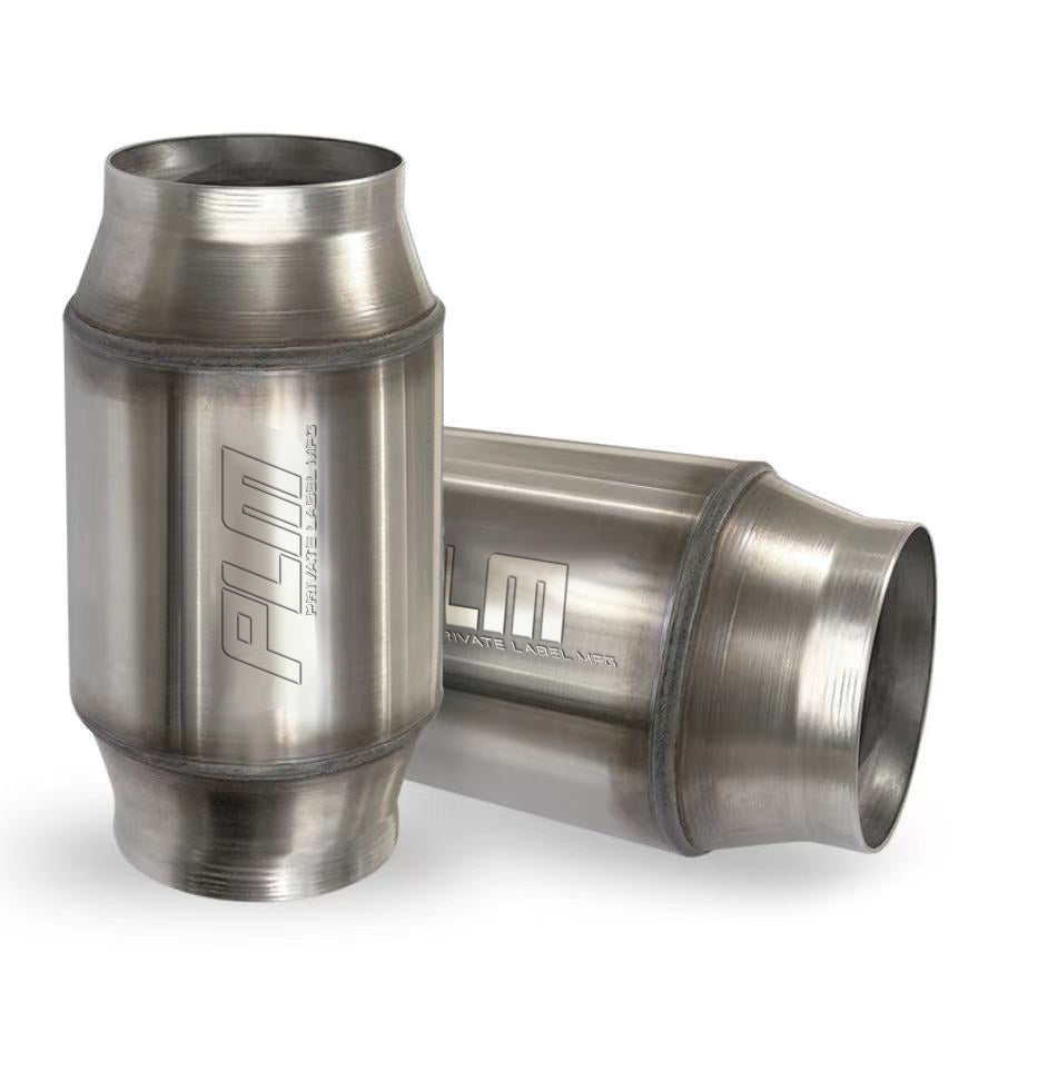 PLM High Flow Performance 400 Cell EPA Metallic Catalytic Converter.