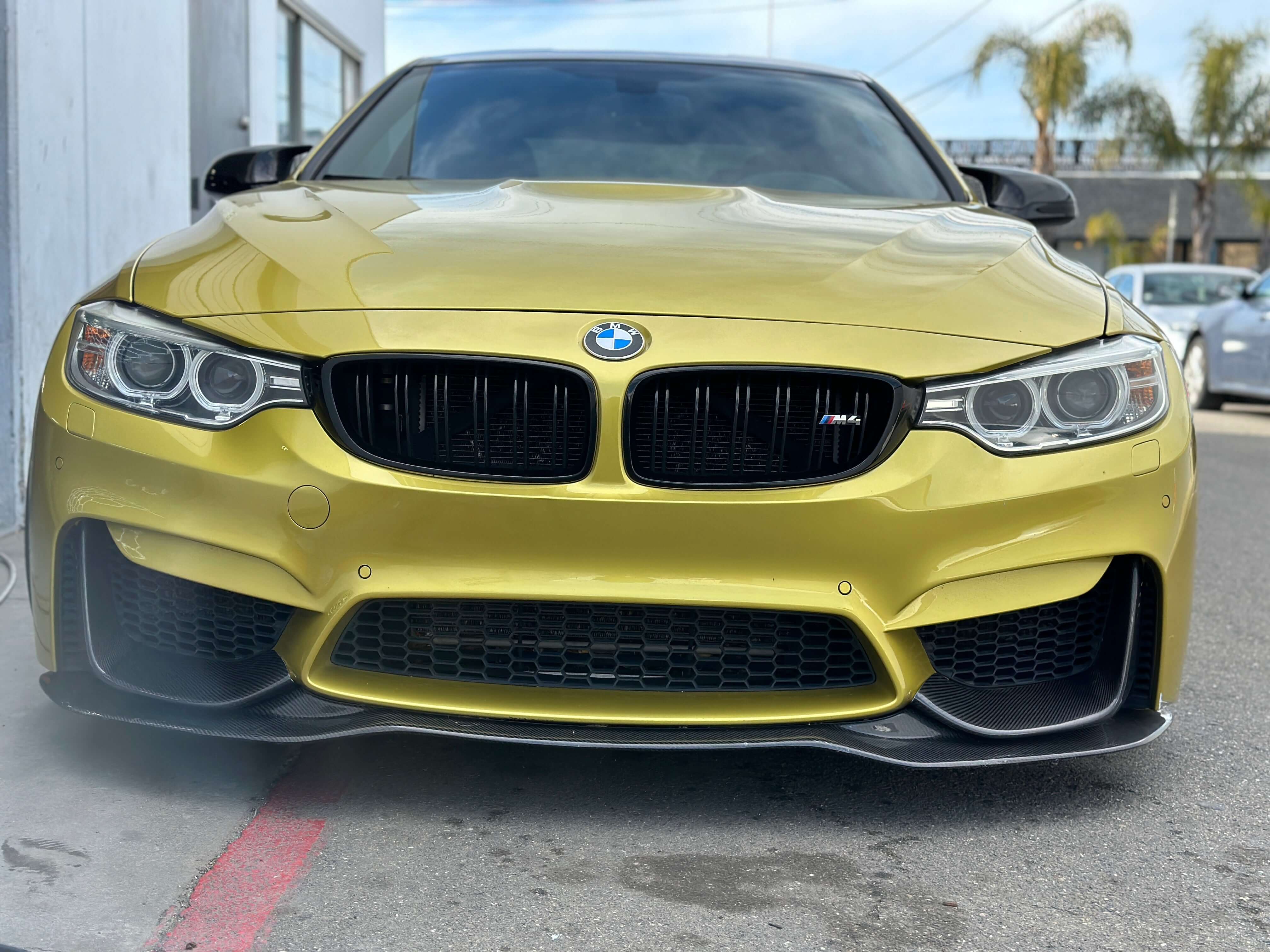 PSM Style Carbon Fiber Front Lip - BMW F80/F82.