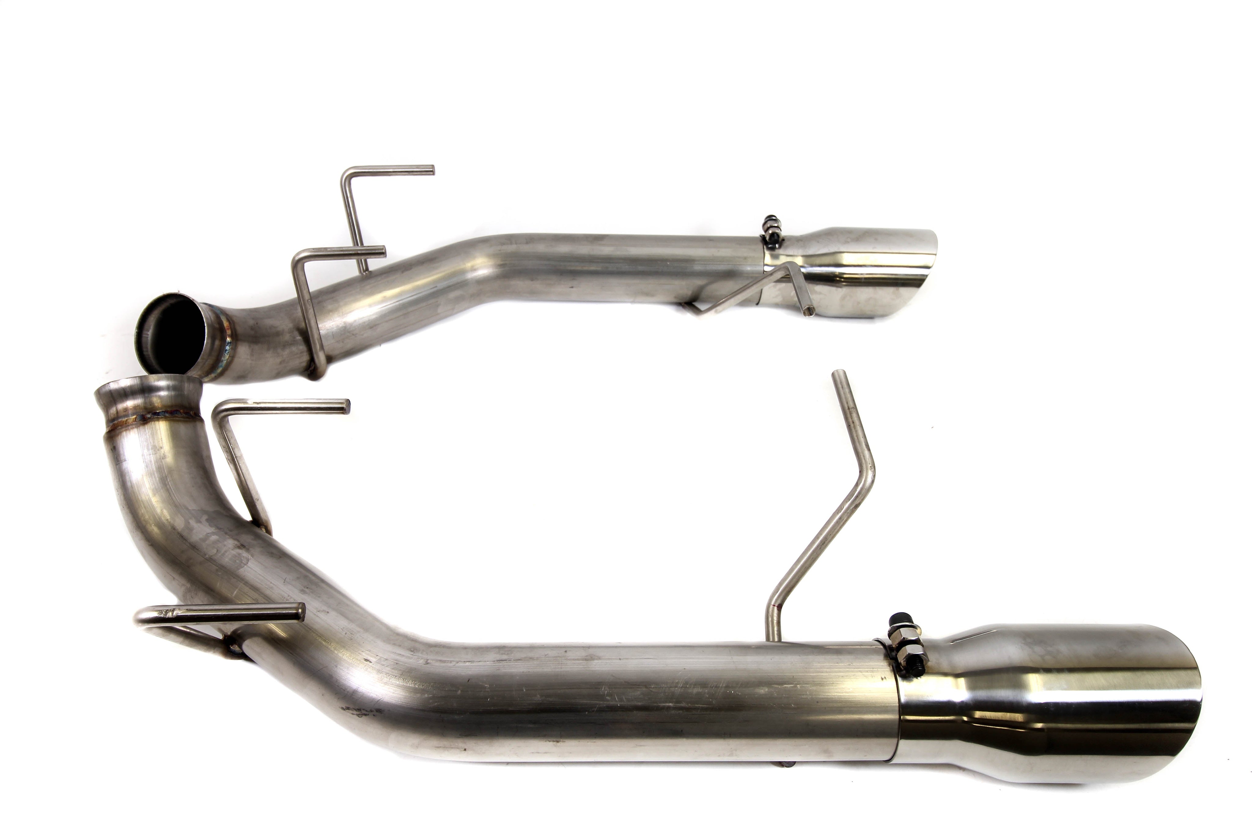 PLM 3.0” Dual Axle Back Exhaust Pipe Kit Mustang 2011 - 2014 V8 GT.