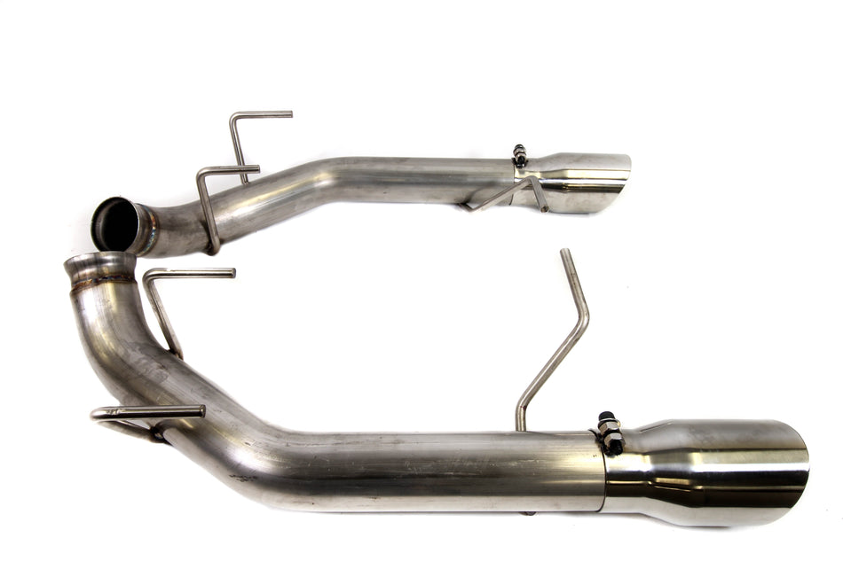 PLM 3.0” Dual Axle Back Exhaust Pipe Kit Mustang 2011 - 2014 V8 GT.