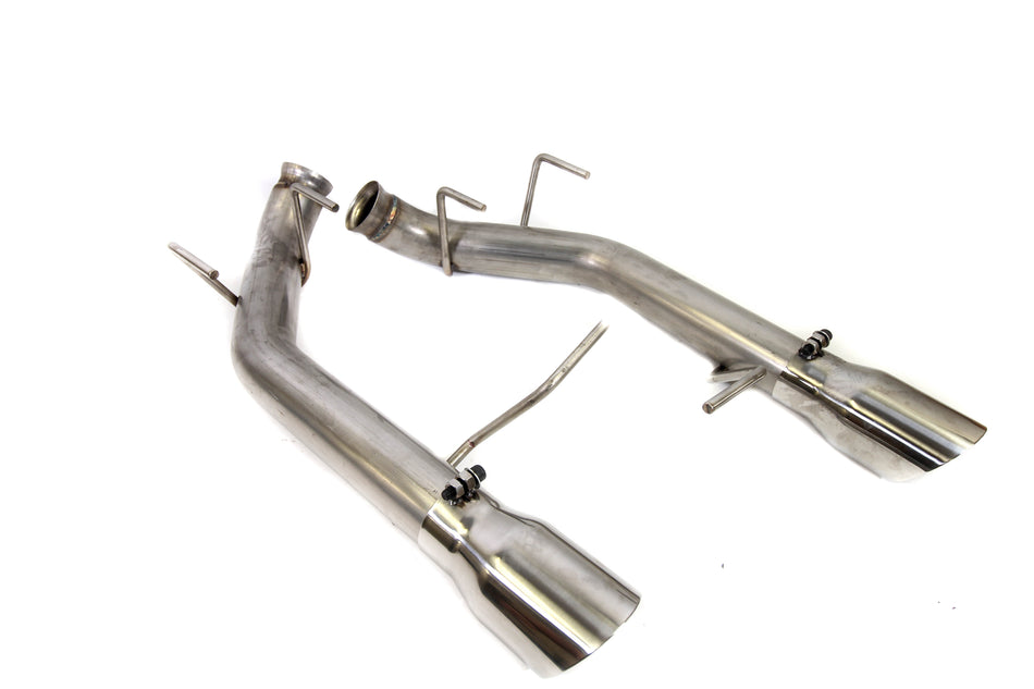 PLM 3.0” Dual Axle Back Exhaust Pipe Kit Mustang 2011 - 2014 V8 GT.