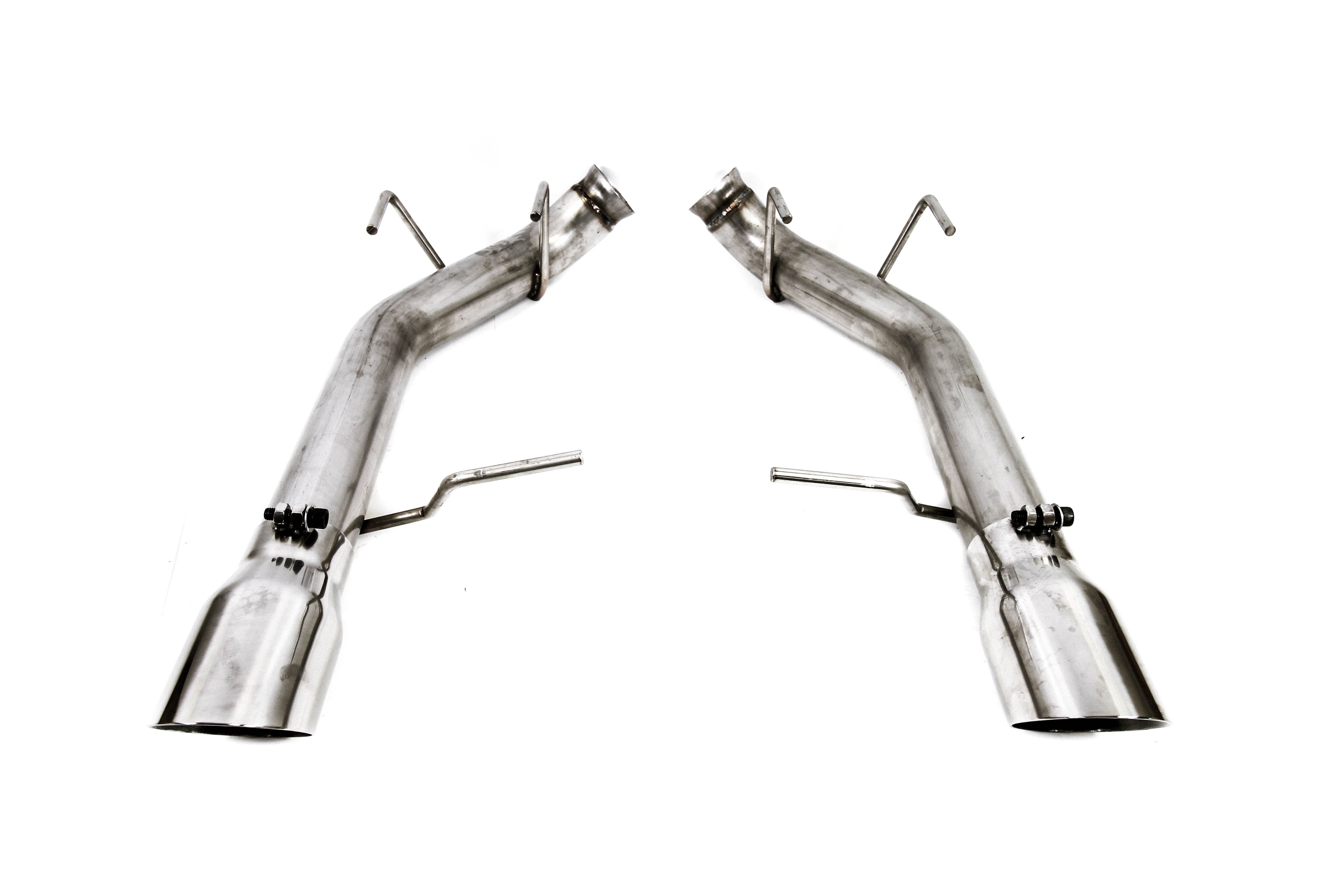 PLM 3.0” Dual Axle Back Exhaust Pipe Kit Mustang 2011 - 2014 V8 GT.
