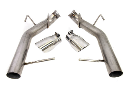 PLM 3.0” Dual Axle Back Exhaust Pipe Kit Mustang 2011 - 2014 V8 GT.