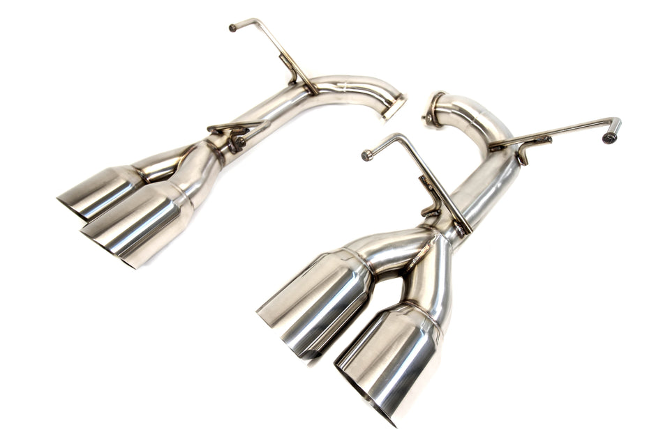 PLM Subaru WRX & STI 2015+ Dual Axle Back Exhaust / Muffler Deletes - Polished