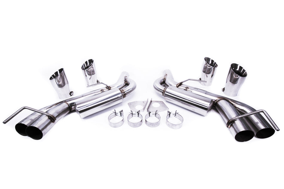 PLM Axle Back Muffler Delete Chevy Camaro SS ZL1 V8 2016 - 2023 Stainless Steel.