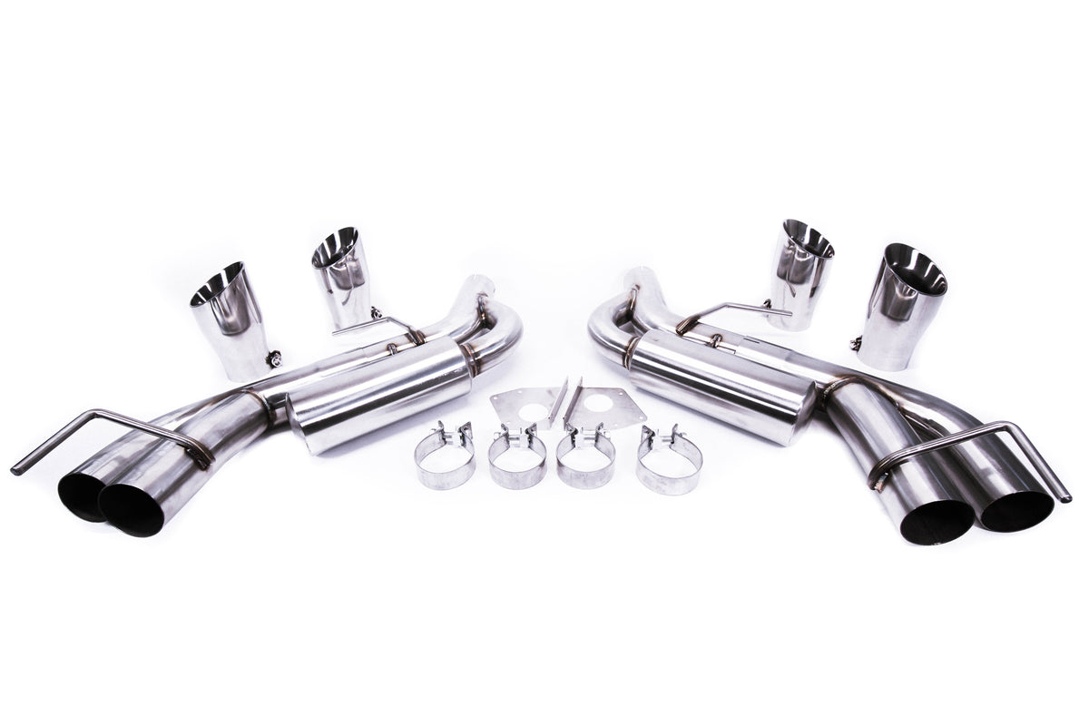 PLM Axle Back Muffler Delete Chevy Camaro SS ZL1 V8 2016 - 2023 Stainless Steel.