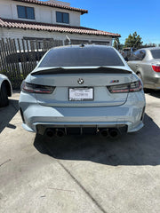 GTS Style Clear OLED Taillights - BMW G80 M3 & G20 3 Series.
