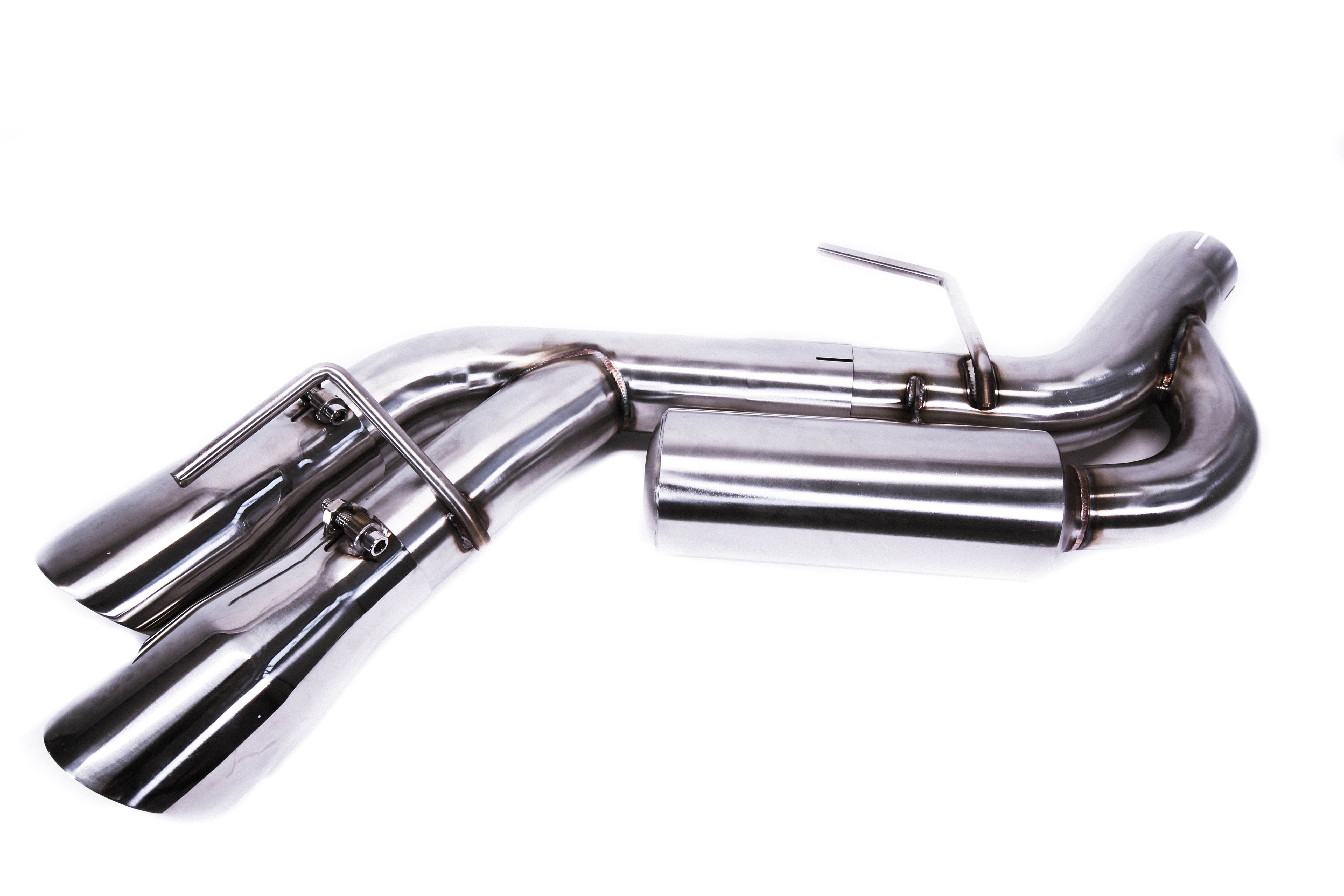 PLM Axle Back Muffler Delete Chevy Camaro SS ZL1 V8 2016 - 2023 Stainless Steel.