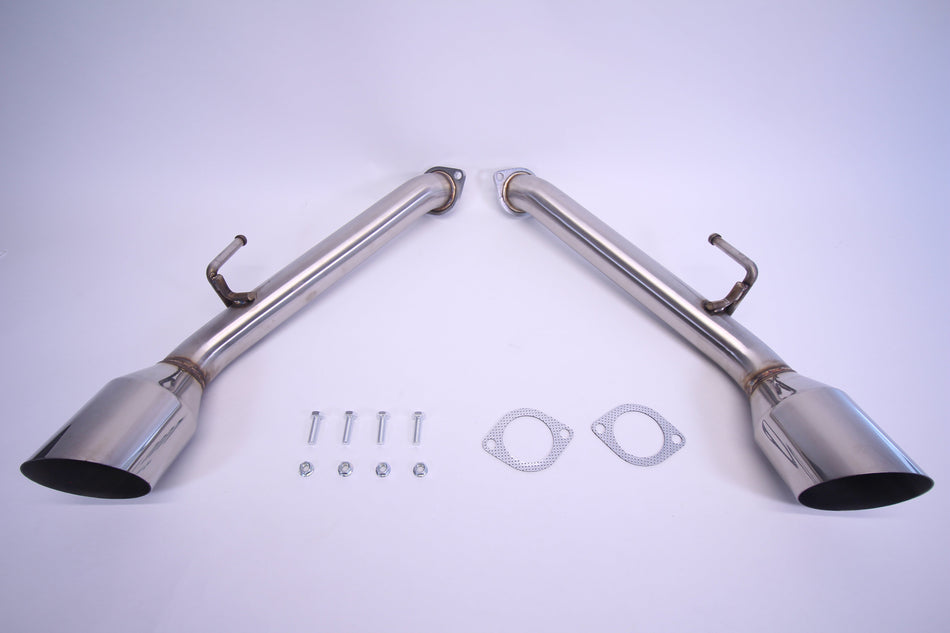 PLM Infiniti Q60 Axle Back Exhaust Muffler Delete 2017+.