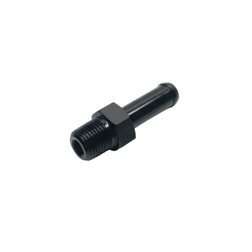 Aluminum Adapter Fitting - 1/8"NPT to 0.3125"OD (5/16") Barb