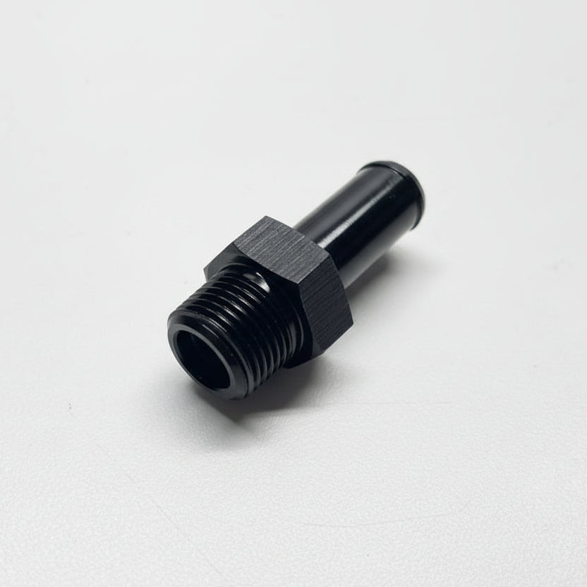 Aluminum Adapter Fitting - 3/8"NPT to 0.50"OD Barb