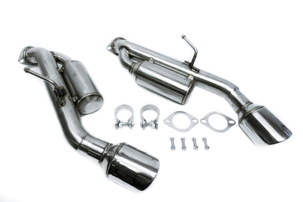PLM Infiniti Q50 Axle-Back Exhaust Helmholtz Resonated 2014+.