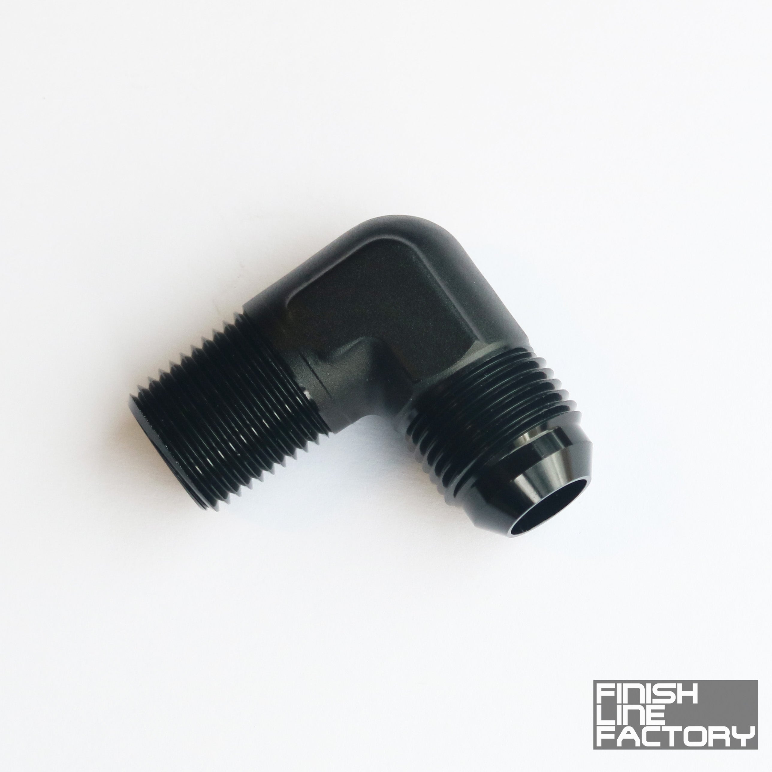 FLF AN to NPT Adapter - 90 Degree