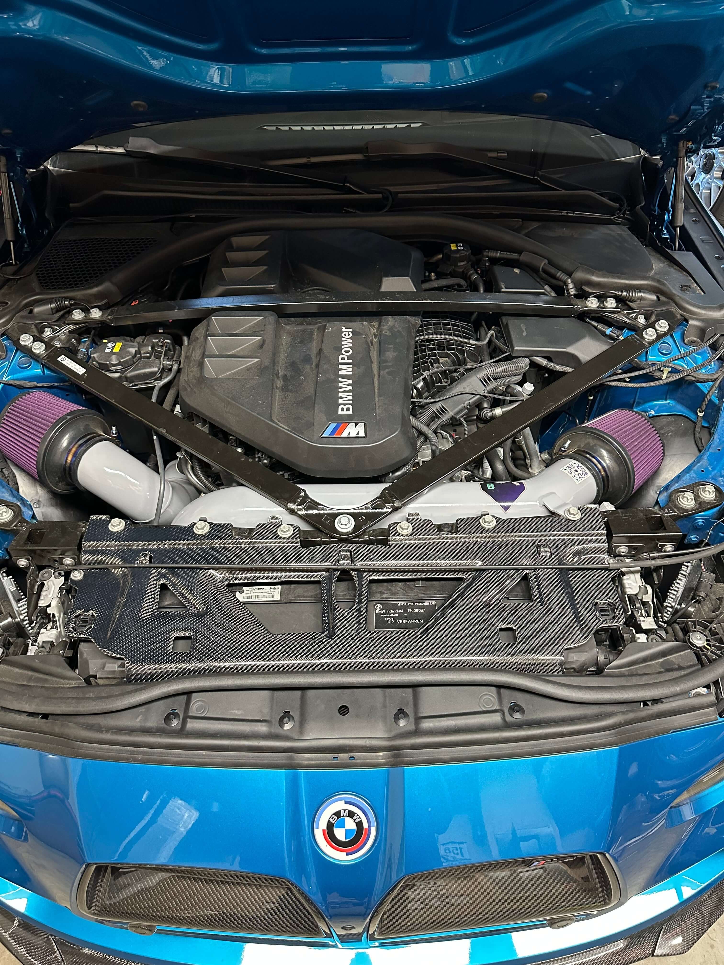 Dry Carbon Fiber Cooling Shroud Cover  - BMW G80 M3 & G82 / G83 M4.