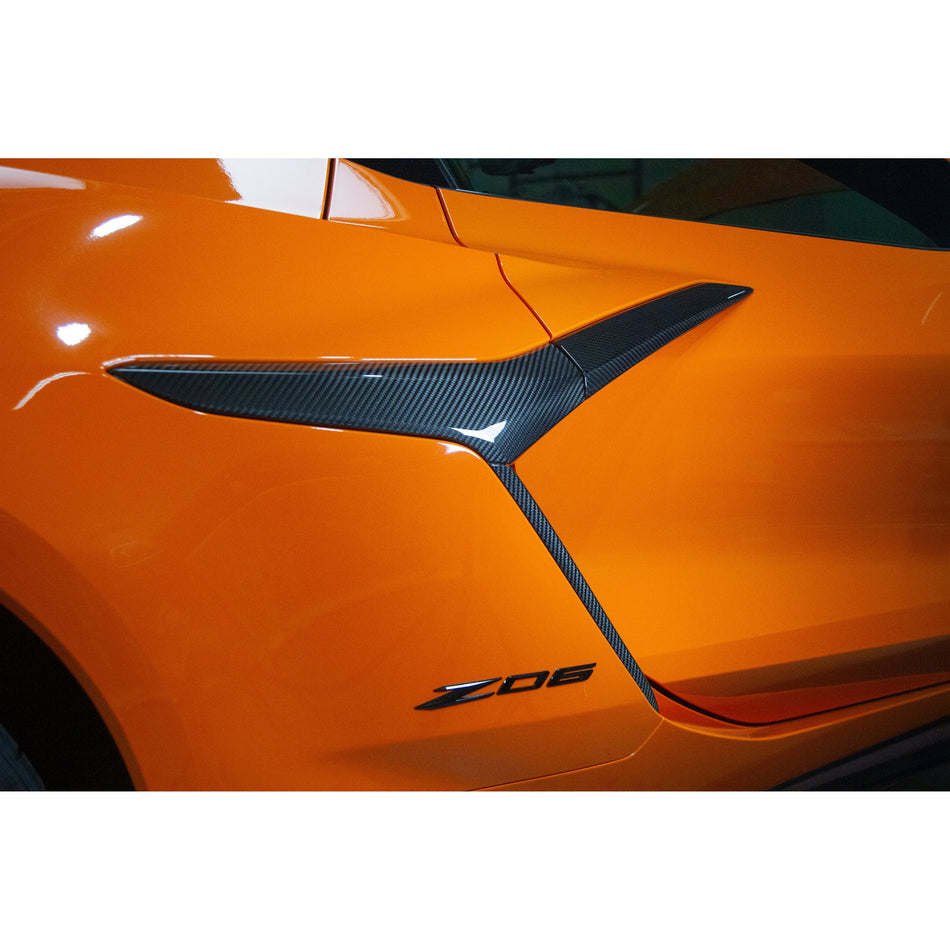 Chevrolet Corvette C8 Z06 Door Handle And Quarter Panel Trim Package 2022 Up