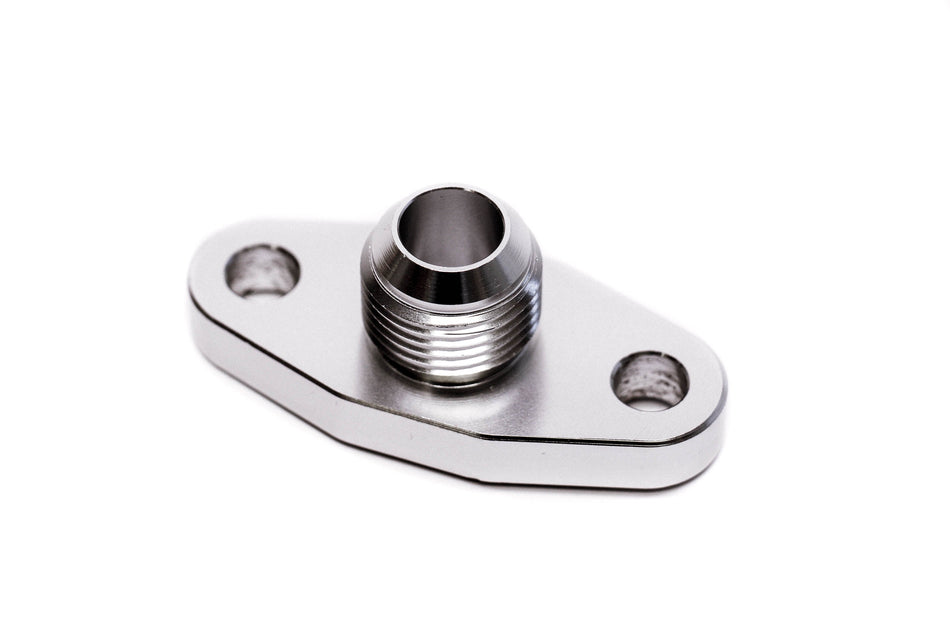 Precision Works Billet T3 T4 Turbo Oil Drain Flange 10AN & O-Ring.