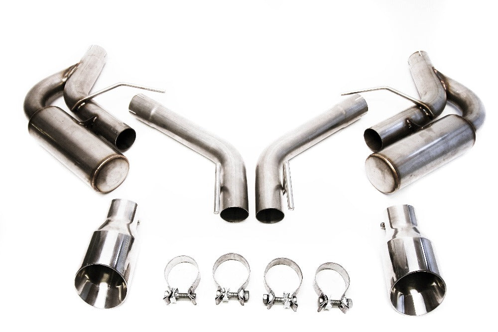 PLM Axle Back Exhaust Chevy Camaro 2.0L 3.6L V6 2016 - 2023 Dual Tips Non-NPP.