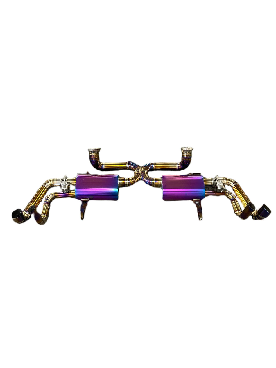 PLM Electronically Valved Titanium Exhaust - Lamborghini Huracan LP610-4.