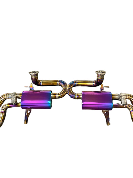 PLM Electronically Valved Titanium Exhaust - Lamborghini Huracan LP610-4.