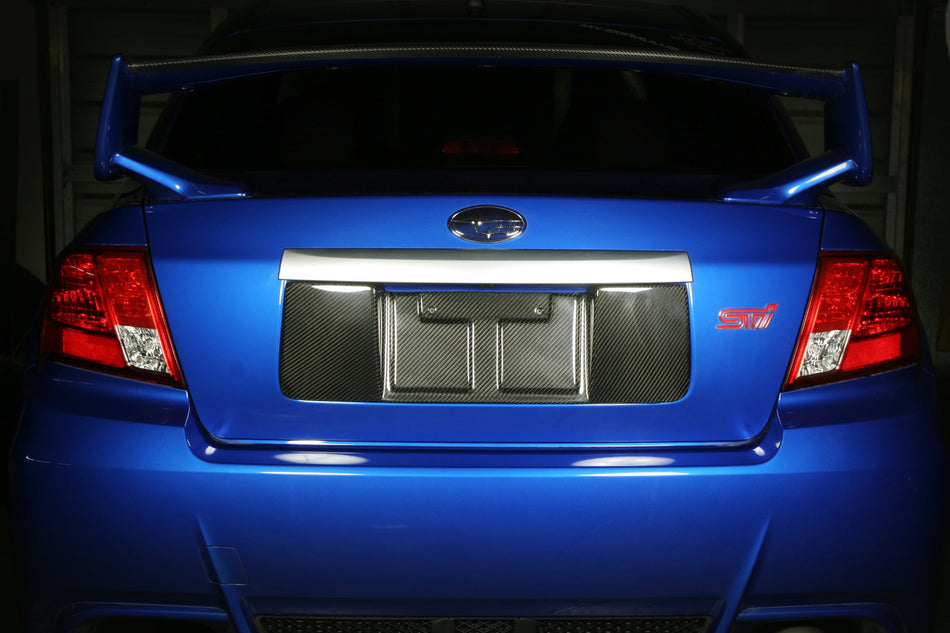 APR Performance Carbon Fiber License Plate Frame Subaru Wrx Sti Sedan 2008 2014