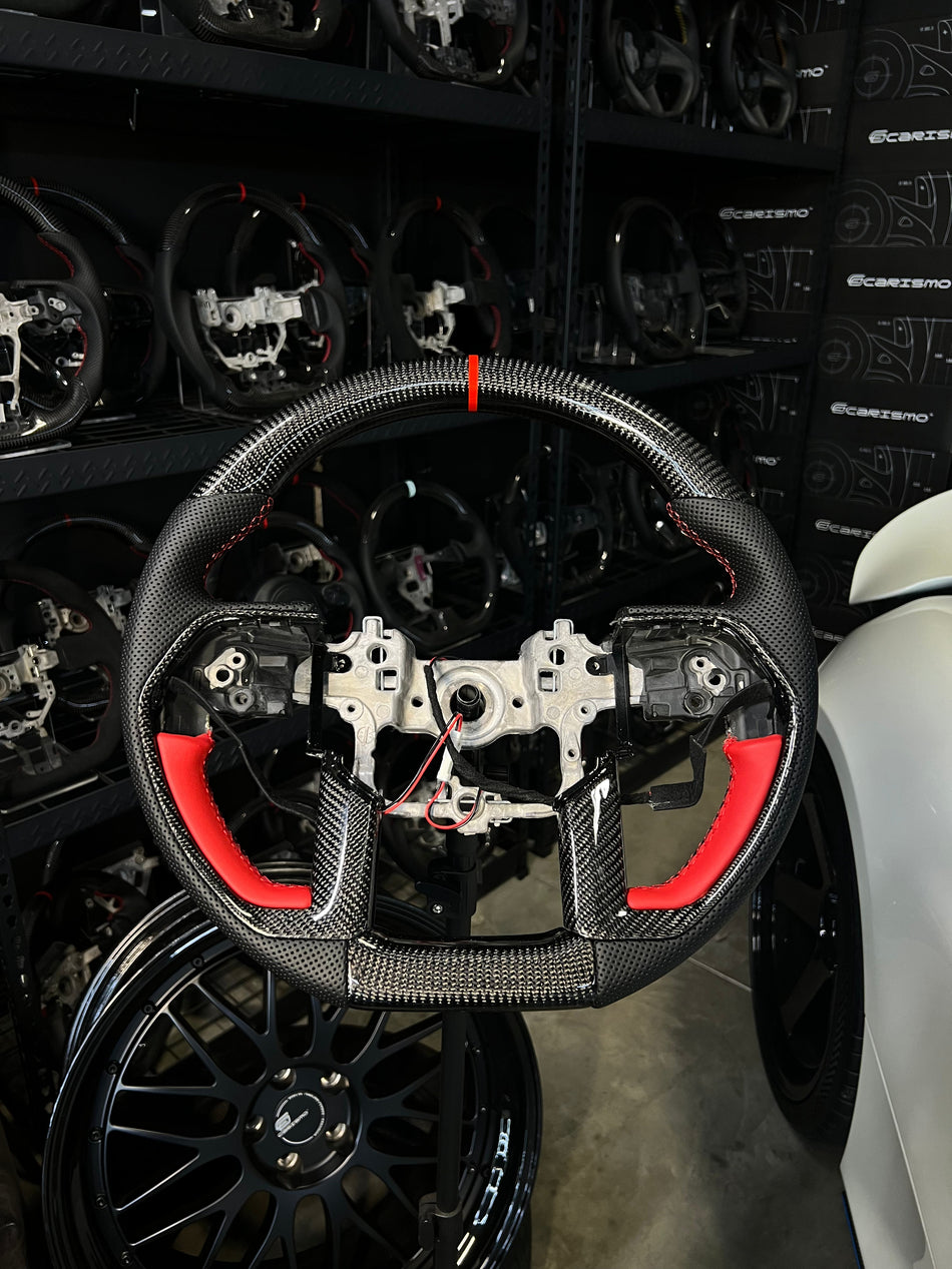 [Media/Test] Toyota Tundra TRD (Gen 3) - Sport - Gloss Carbon - Perforated Leather - Red Stitching - Red Stripe (Heated)