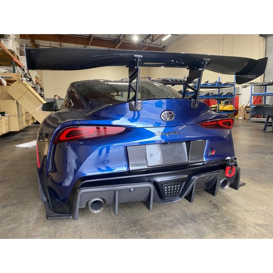 Toyota Supra A90 License Plate Backing 2020 Up