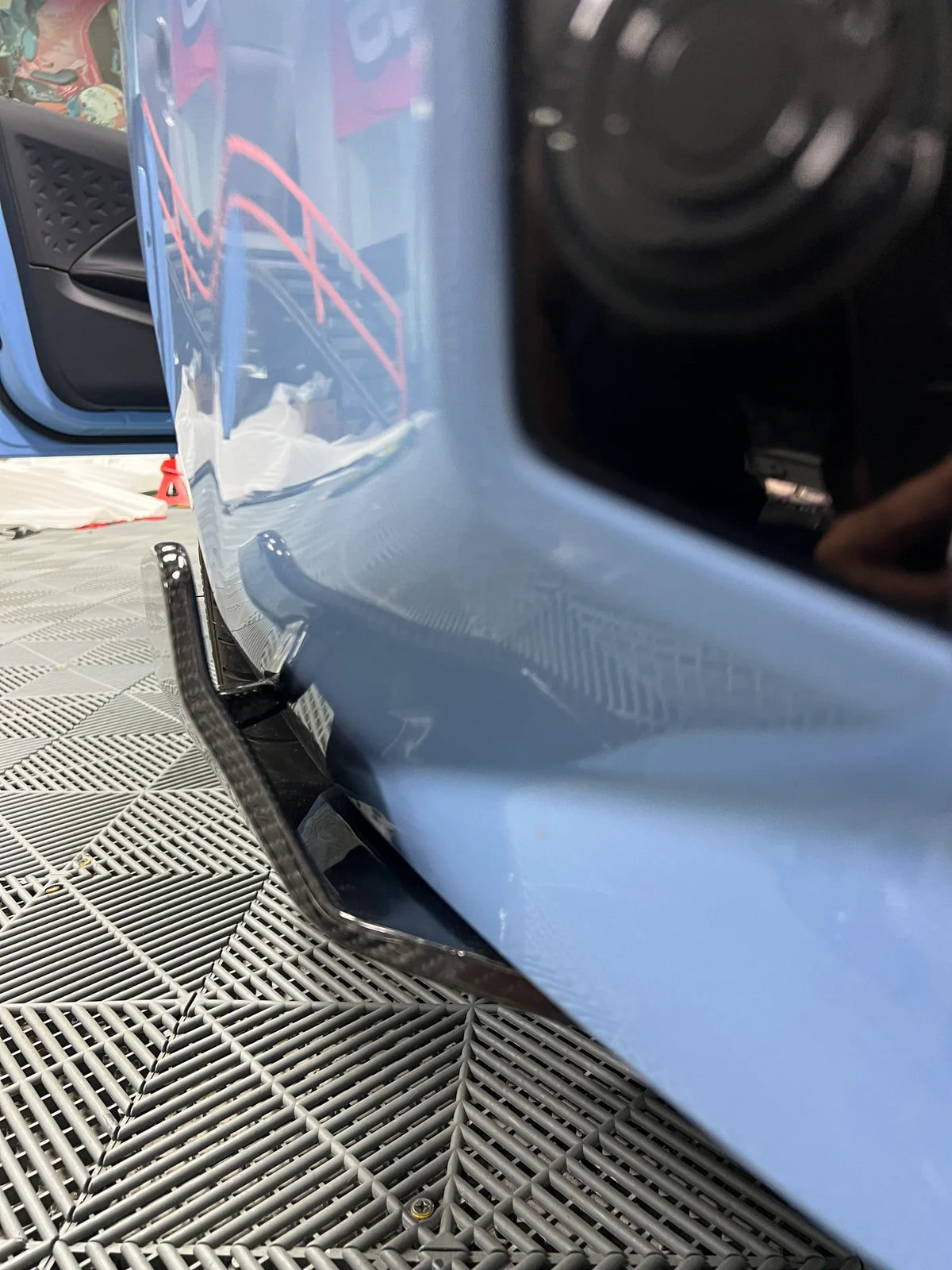 Pre- Preg Carbon Fiber AT Rear Splitters - BMW G87 M2.