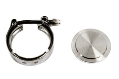 PLM Block Off Flange & V-Band Clamp For Tial 44mm MVR Wastegate EWG.