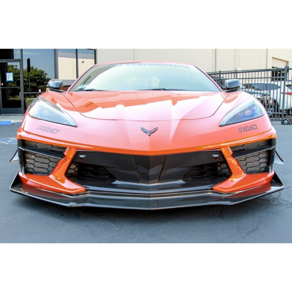 Chevrolet Corvette C8 Front Air Dam Splitter Lip 2020 Up