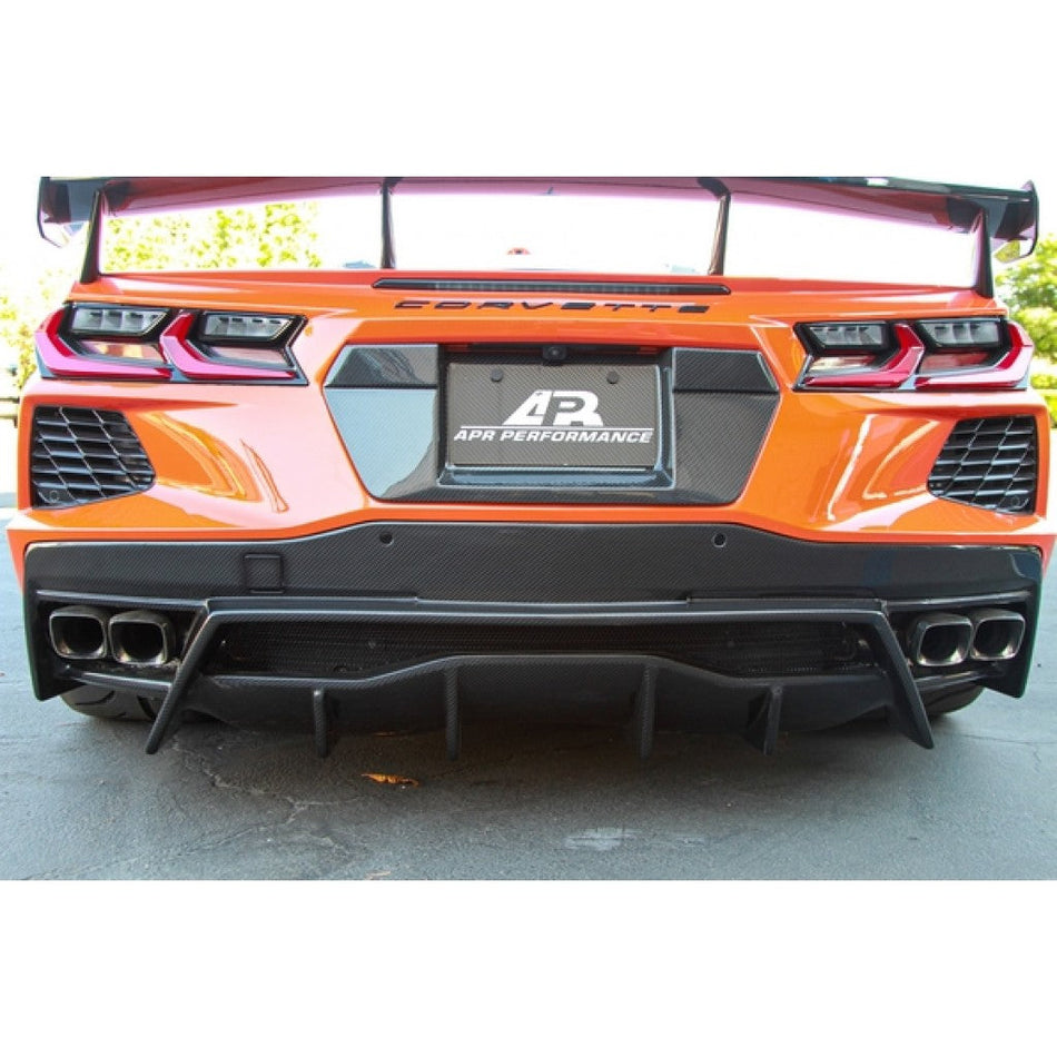 Chevrolet Corvette C8 Rear Diffuser 2020 Up 1