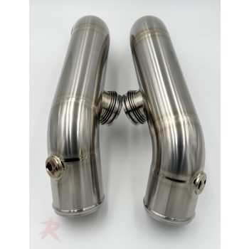 Rampage “Big Intake” Titanium Upper Charge Pipes- R35 GT-R