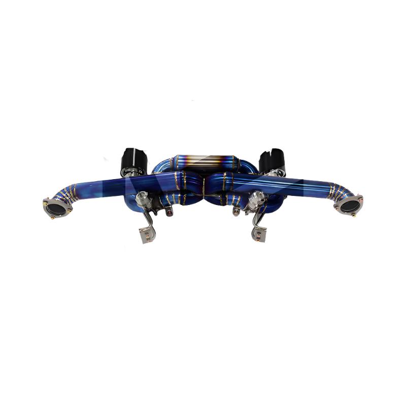 Titanium Valve Catback Performance Exhaust -  Porsche 718 GT4 RS 4.0T.