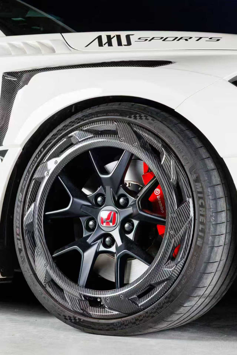 Axis | Wheel Shroud (New) | Honda Civic Type R | FL5 2.0T K20C1 | 2023+