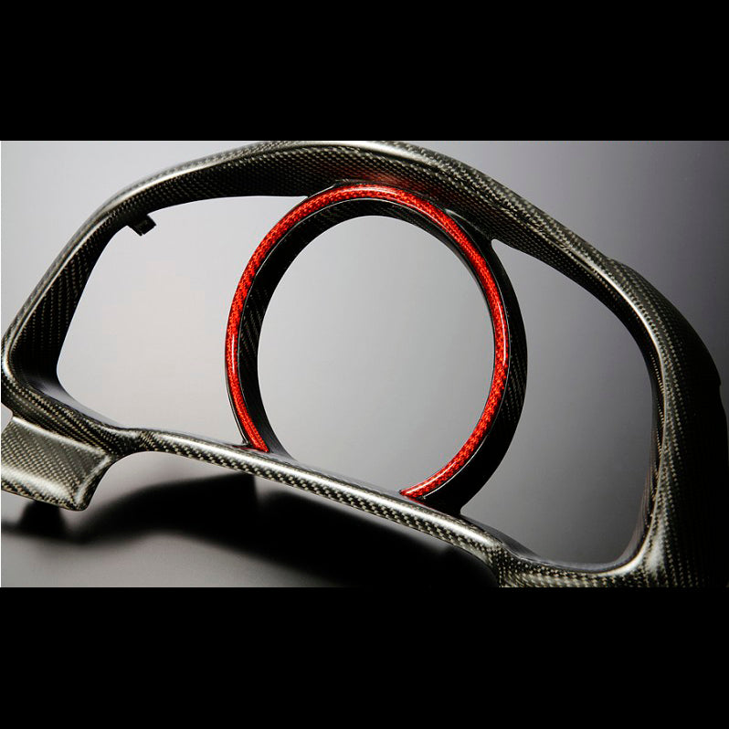 J's Racing Carbon Meter Panel - Honda Fit GK 2017 (Late Term Models)