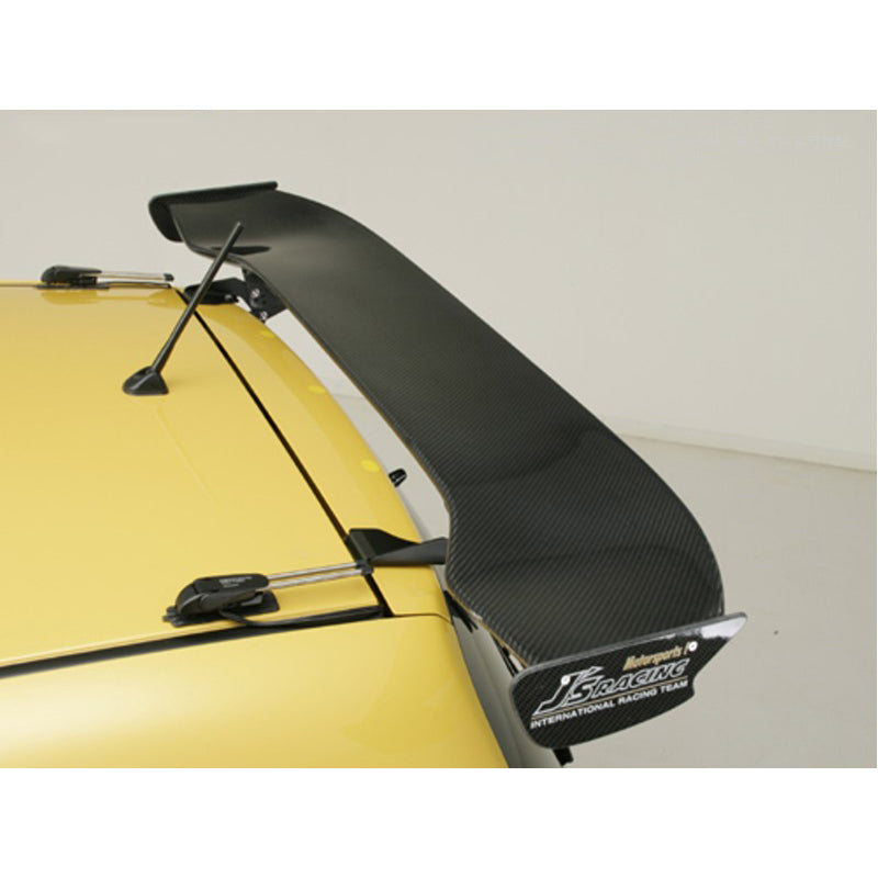 J's Racing 3D GT Wing (Type 1 / Wet Carbon / 1330mm) - Honda Fit GD 07-08