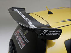 J's Racing 3D GT Wing (Type 1 / Wet Carbon / 1330mm) - Honda Fit GE 09-14