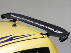J's Racing 3D GT Wing (Type 1 / Wet Carbon / 1330mm) - Honda Fit GE 09-14