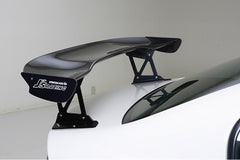 J's Racing 3D GT Wing (Type 1 / Wet Carbon / 1600mm / Factory Trunk Holes) - Honda Civic Type R FD2 07-11