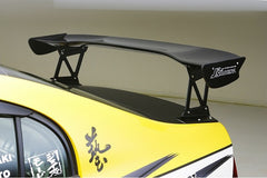 J's Racing 3D GT Wing (Type 1 / Wet Carbon / 1390mm) - Honda Civic Type R FD2 07-11