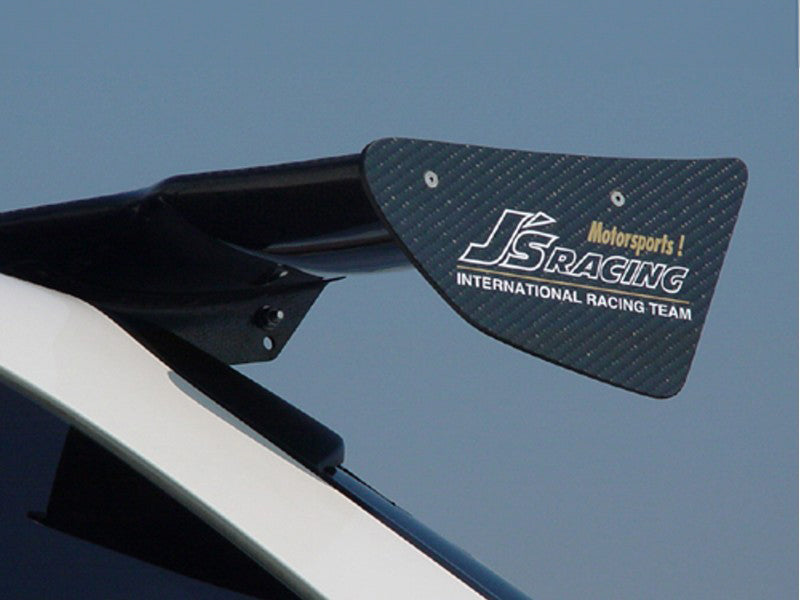 J's Racing 3D GT Wing (Type 1 / Wet Carbon / 1350mm) - Honda Civic EK9 Hatchback 96-00