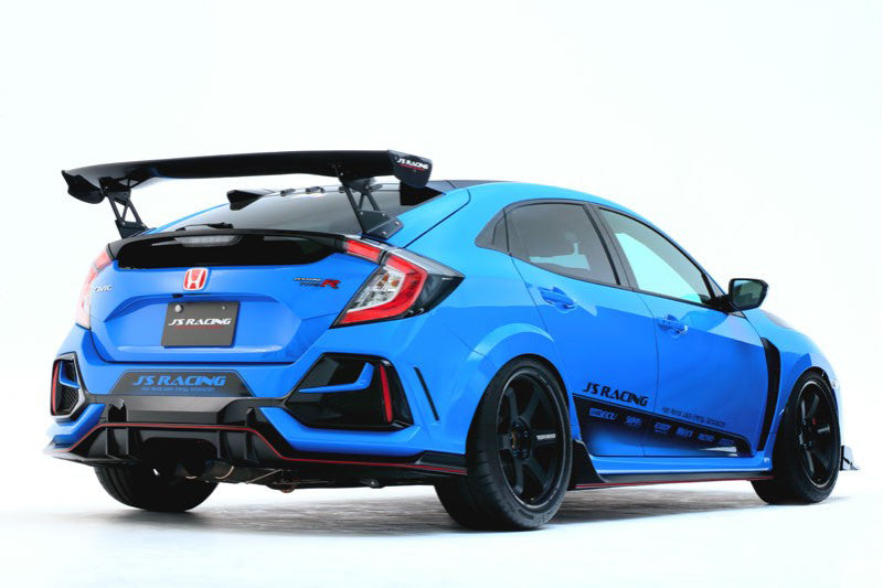 J's Racing 3D GT Wing (Type 1 / Wet Carbon / 1540mm) - Honda Civic Type R FK8 17-21