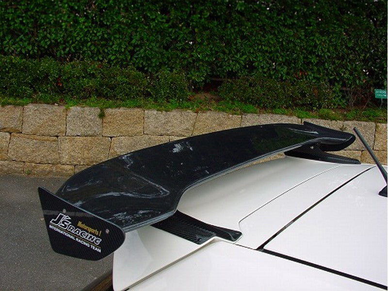 J's Racing 3D GT Wing (Type 1 / Wet Carbon / 1350mm) - Honda Civic Si EP3 Hatchback 01-05